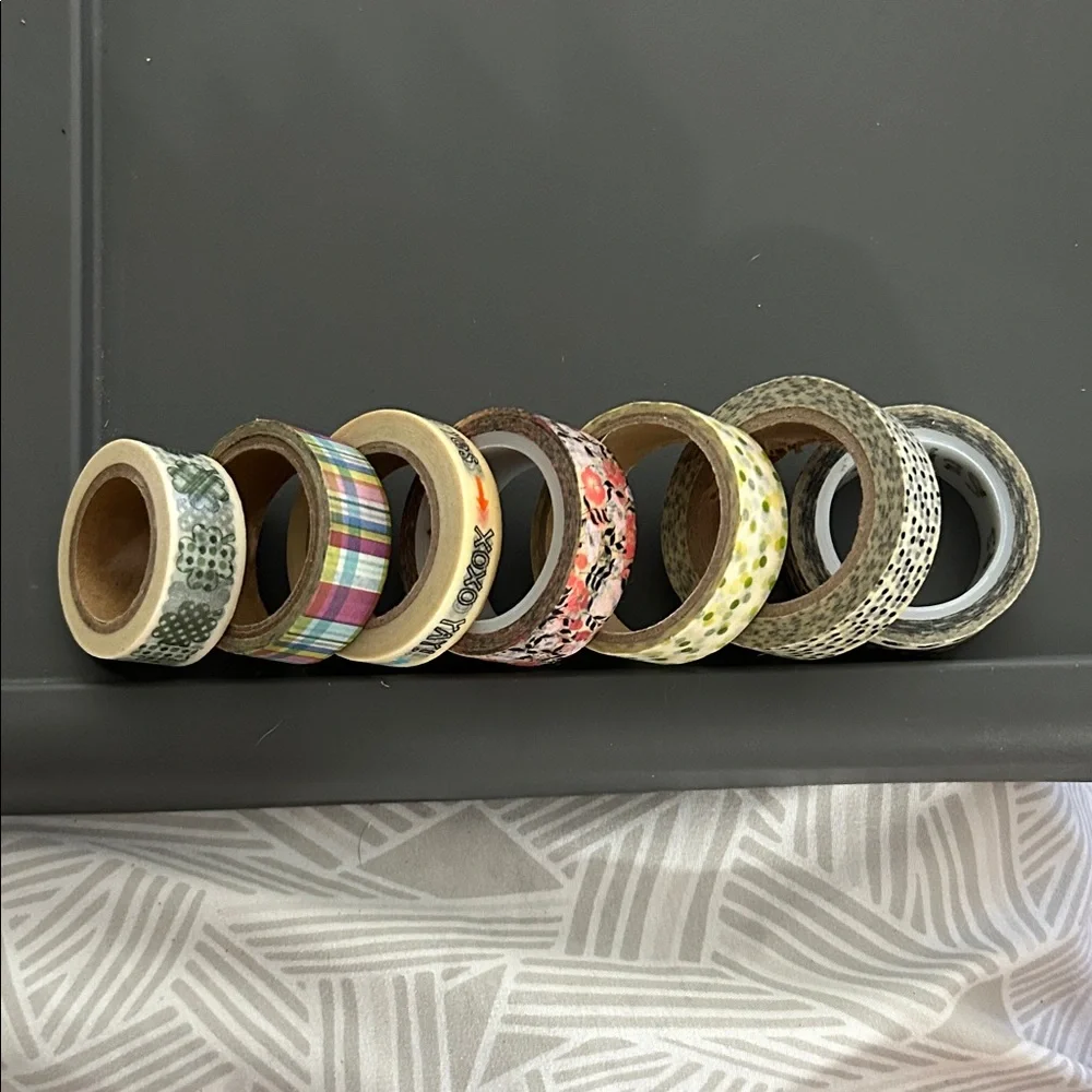 Colorful Patterned Washi Tape Set